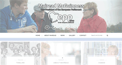 Desktop Screenshot of maireadmcguinness.ie